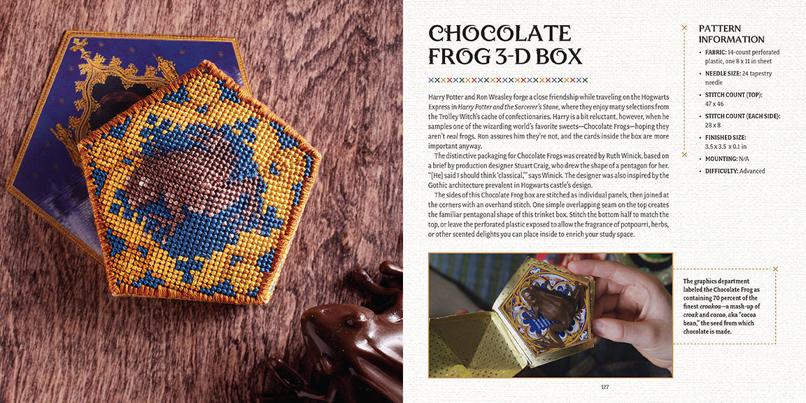 Harry Potter: The Official Hogwarts Book of Cross-Stitch inside page 4