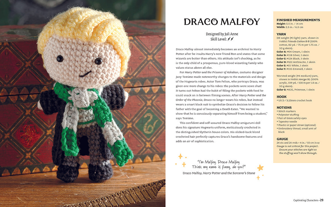 Harry Potter: The Official Book of Crochet Amigurumi inside page 3