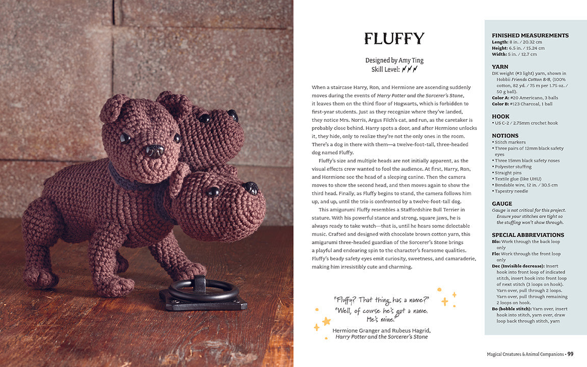 Harry Potter: The Official Book of Crochet Amigurumi inside page 6