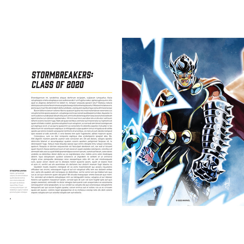 Marvel: The Art of Stormbreakers inside page 1