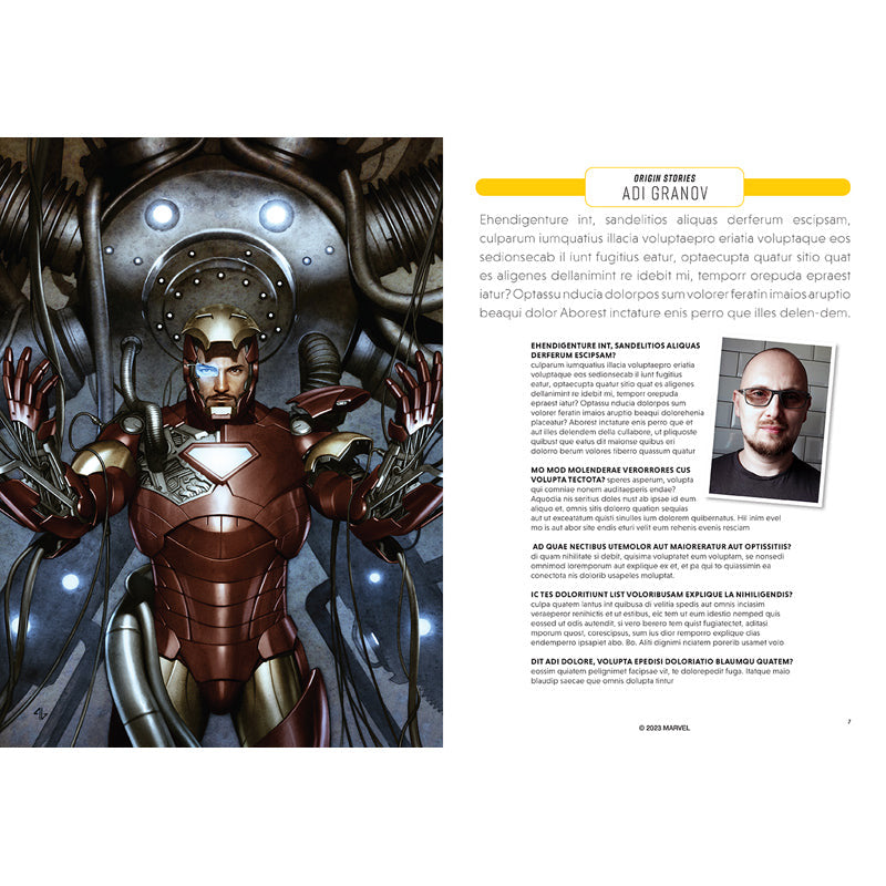 Marvel: The Art of Stormbreakers inside page 3