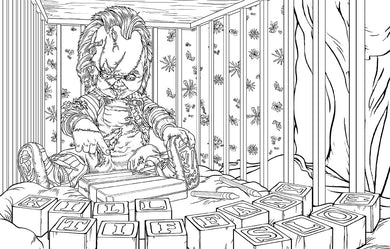 Chucky: The Official Coloring Book inside page 2