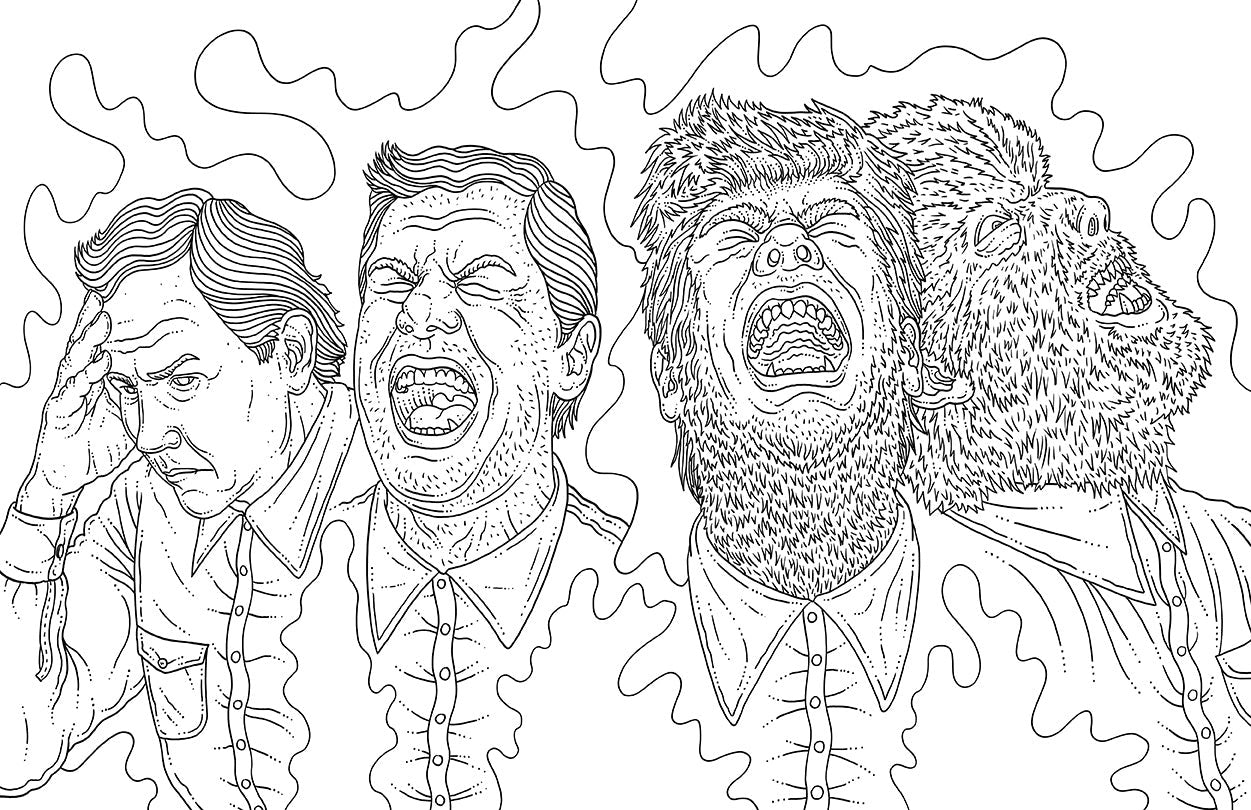 Universal Monsters: The Official Coloring Book inside page 3