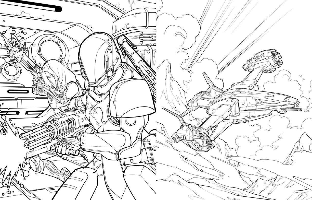 Destiny: The Official Coloring Book Vol. 2 inside page 1