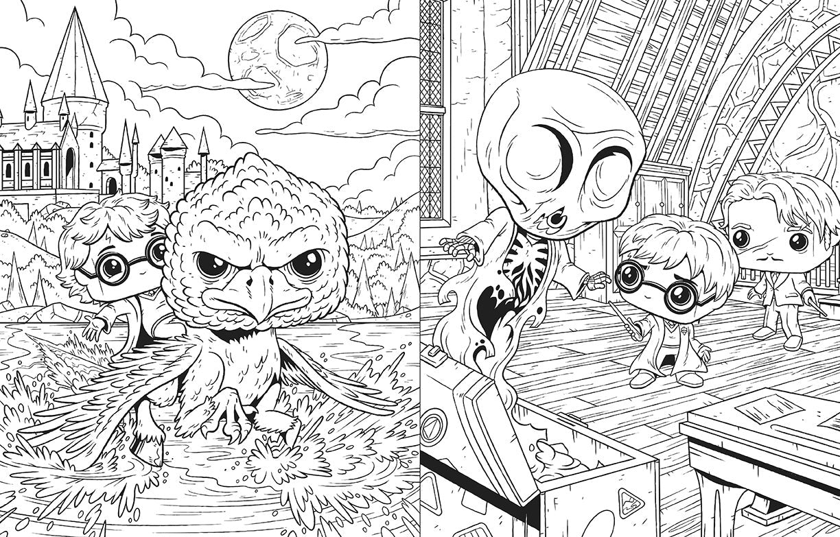 Official Funko Pop! Harry Potter Coloring Book inside page 3