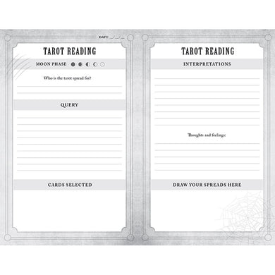 Universal Monsters Tarot Journal inside page 3