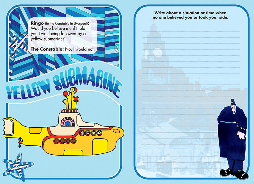 Beatles Yellow Submarine: A Lyrical Journal inside page 1