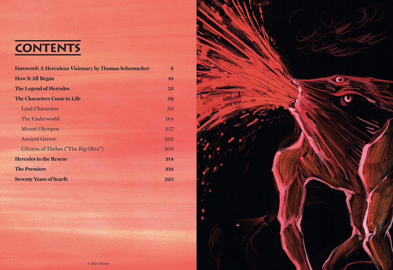 Disney's Hercules: The Art of Gerald Scarfe inside page 2