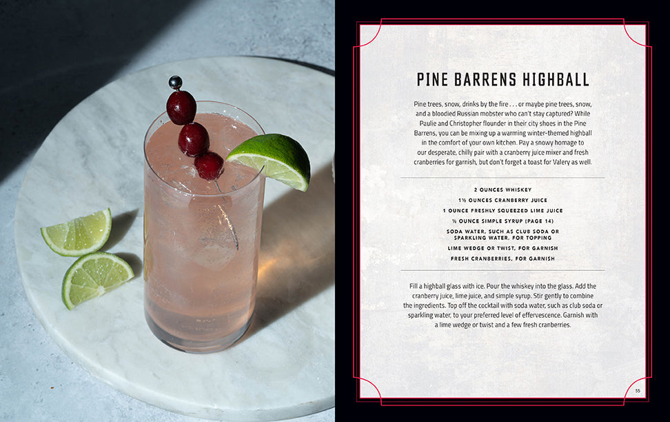 Sopranos: The Official Cocktail Book inside page 1