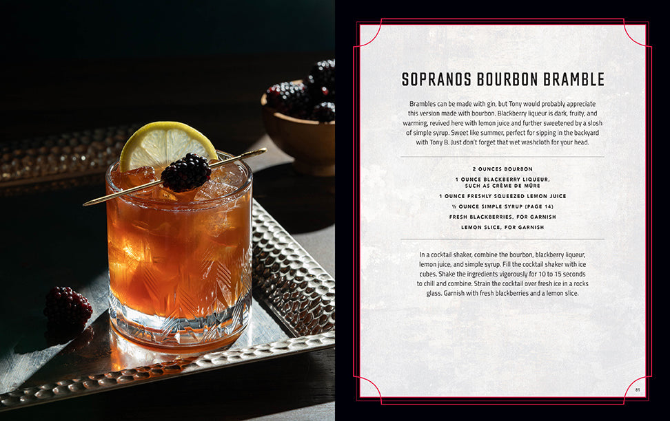 Sopranos: The Official Cocktail Book inside page 4