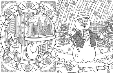 Elf: The Official Coloring Book inside page 1