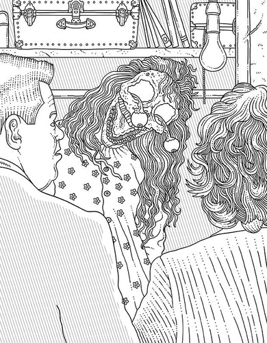Beetlejuice: The Official Coloring Book inside page 2
