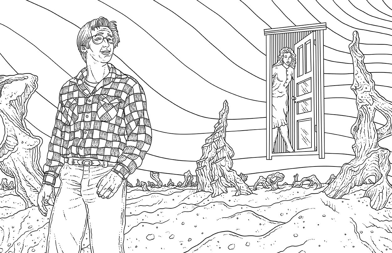 Beetlejuice: The Official Coloring Book inside page 4