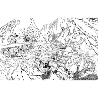 Borderlands: The Official Coloring Book inside page 2