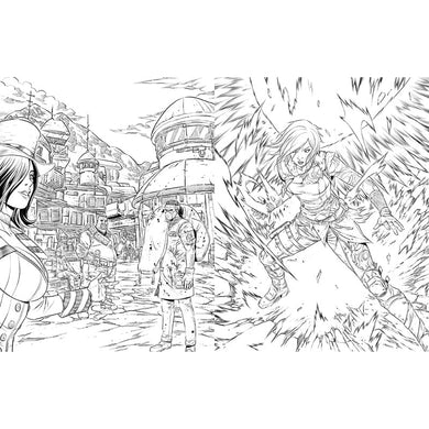 Borderlands: The Official Coloring Book inside page 5