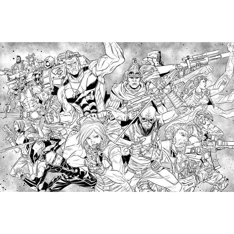 Borderlands: The Official Coloring Book inside page 9