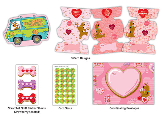 Scooby-Doo: Scooby Snacks Scratch & Sniff Super Valentines inside page 1