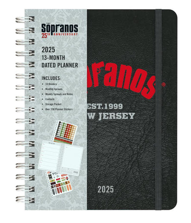 2025 The Sopranos 13-Month Weekly Planner-Art: general-買書書 BuyBookBook