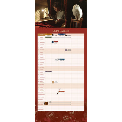 2025 Harry Potter: Hogwarts Family Wall Planner inside page 4