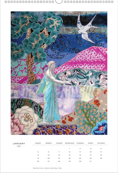 2025 Enchanted Worlds Poster Wall Calendar inside page 1