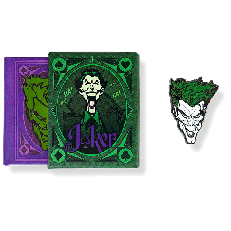 DC Comics: The Joker Tiny Book and Pin Set inside page 1