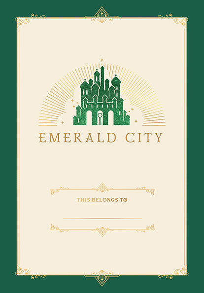 Wicked: Emerald City Journal with Ribbon Charm inside page 3