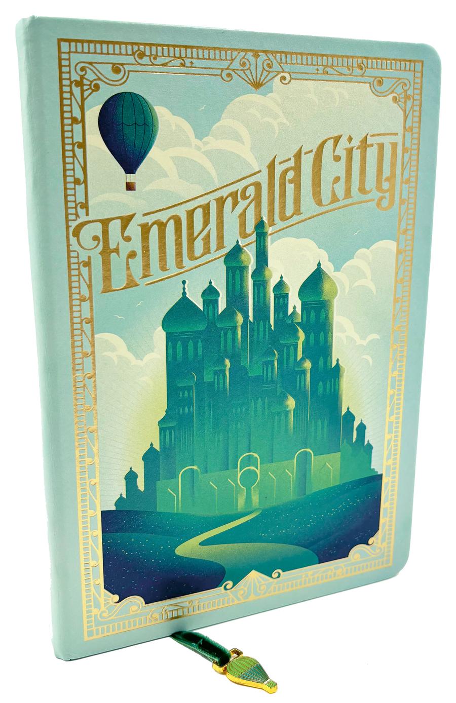 Wicked: Emerald City Journal with Ribbon Charm-Film/ television/ radio and performing arts-買書書 BuyBookBook