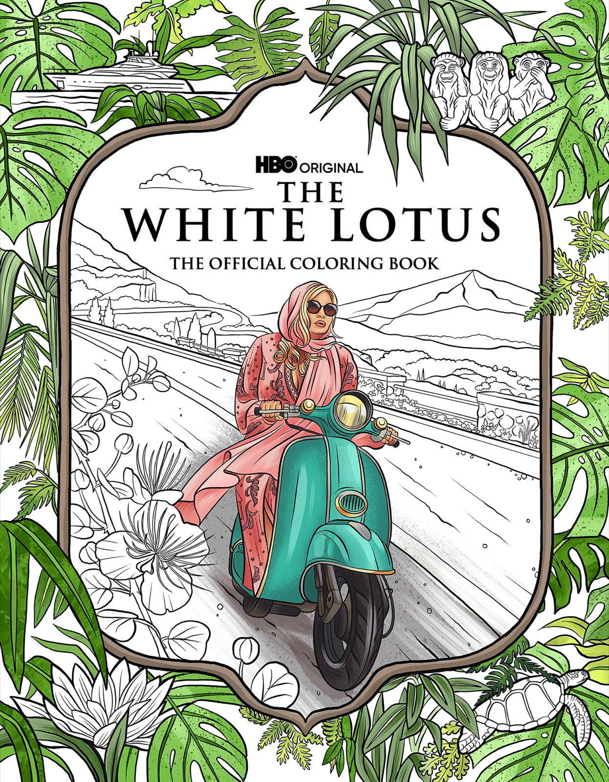White Lotus: The Official Coloring Book