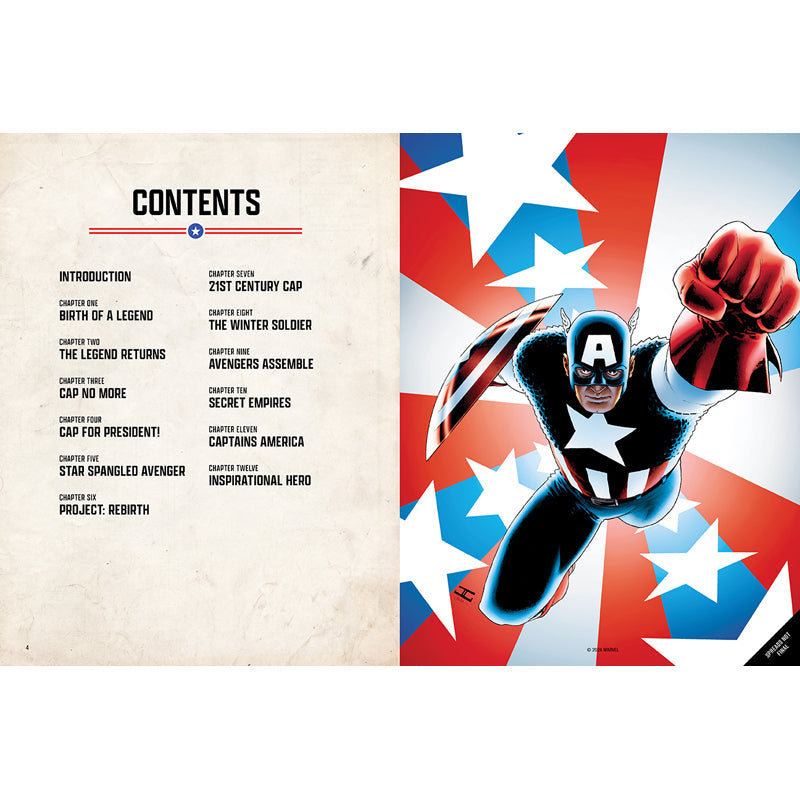 Marvel's Captain America: The Illustrated History inside page 1