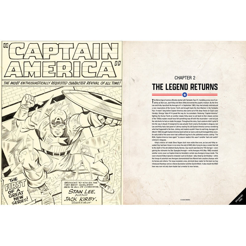 Marvel's Captain America: The Illustrated History inside page 2