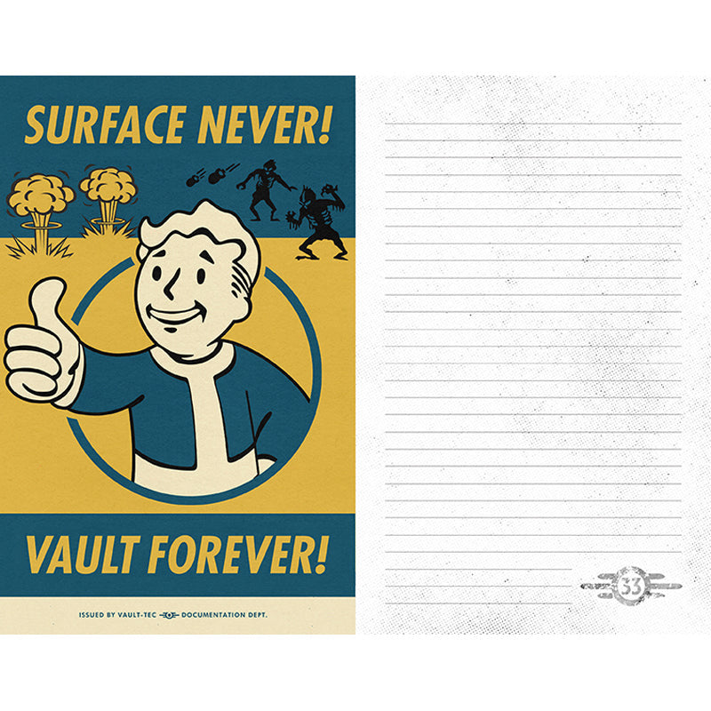 Fallout: The Official Hardcover Journal of Vault 33 inside page 3