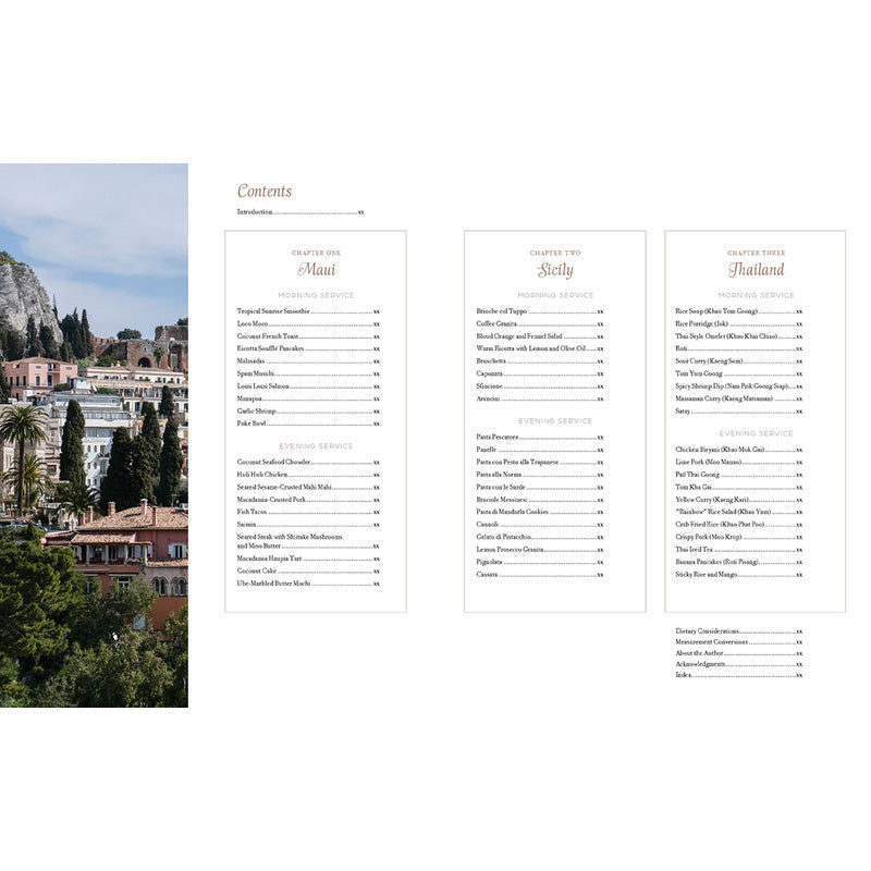 The White Lotus Official Cookbook inside page 2