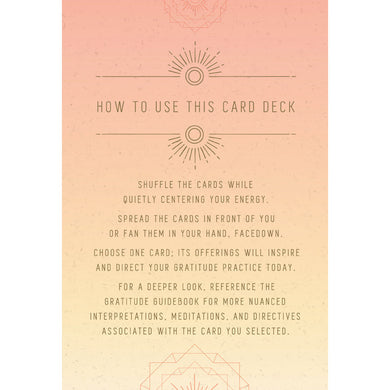 Gratitude: Journal and Inspiration Card Deck Set inside page 2