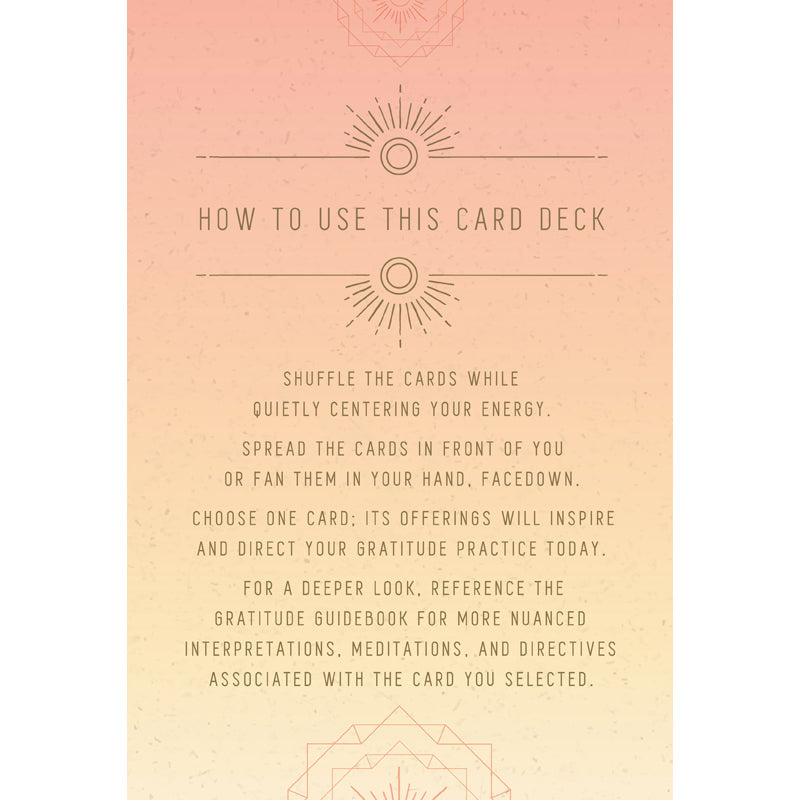 Gratitude: Journal and Inspiration Card Deck Set inside page 2