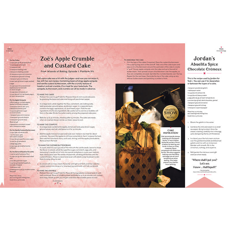 Harry Potter: Wizards of Baking: The Official Companion Guide inside page 7