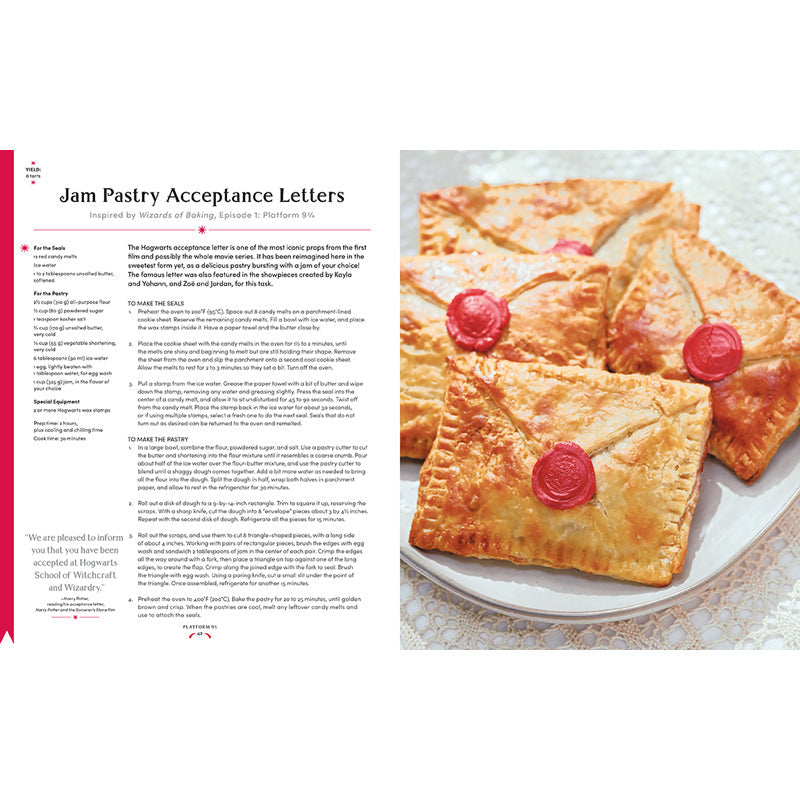 Harry Potter: Wizards of Baking: The Official Companion Guide inside page 8