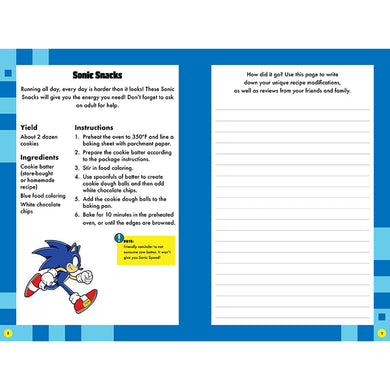 Sonic the Hedgehog Super Awesome Journal inside page 5