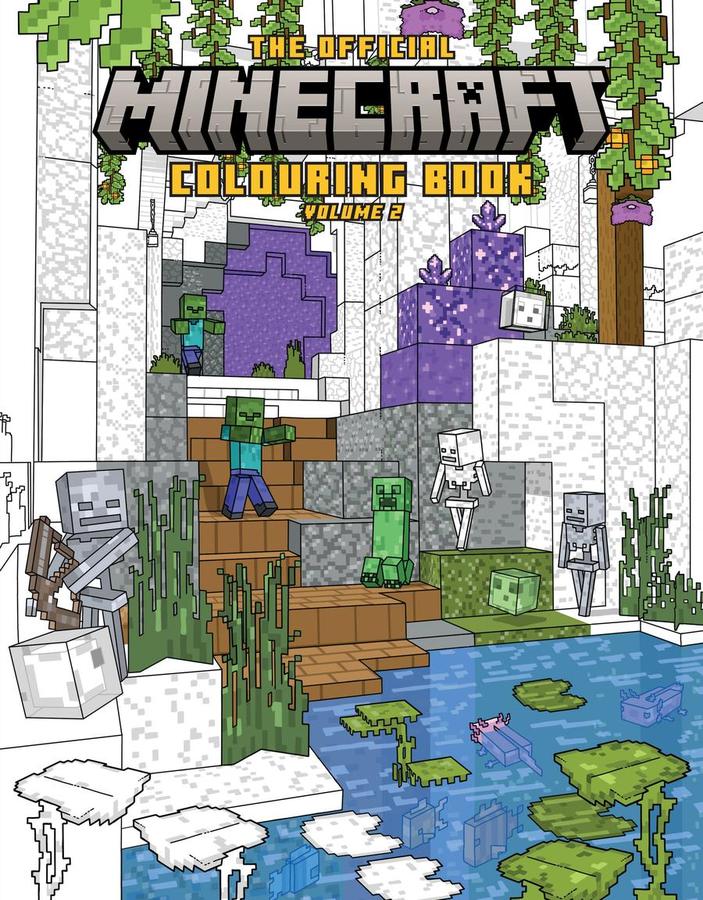 The Official Minecraft Colouring Book, Volume 2-Children’s interactive and activity books and kits-買書書 BuyBookBook