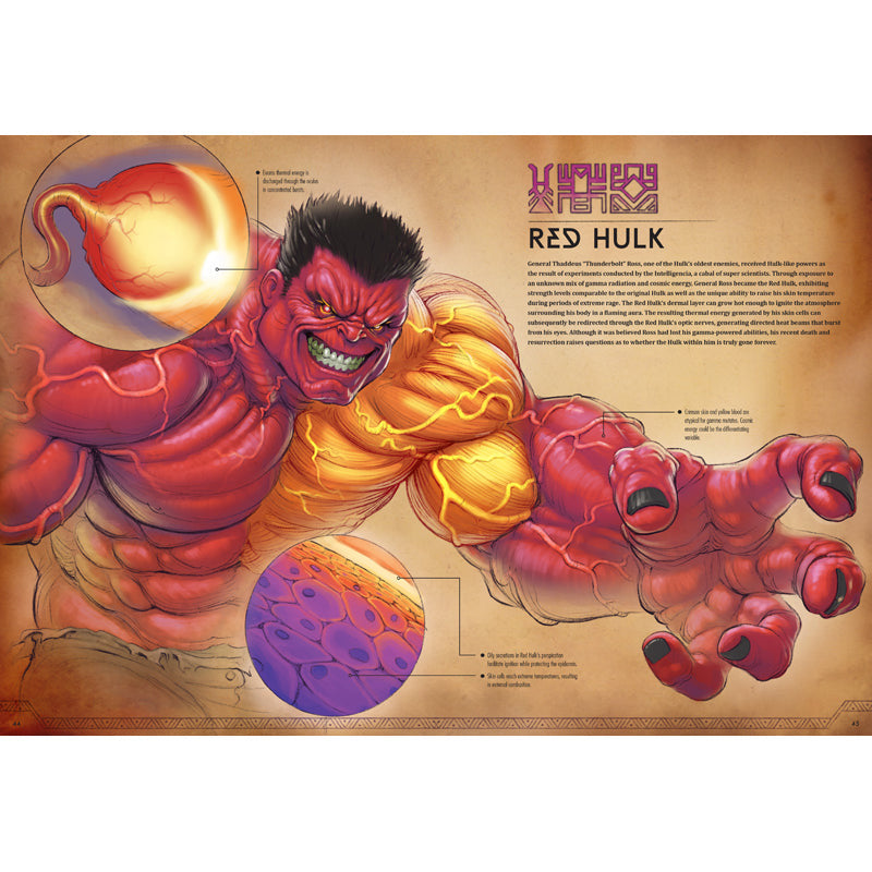 Marvel Anatomy: A Scientific Study of the Superhuman inside page 1