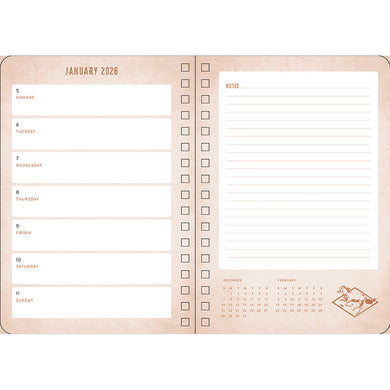 2026 Yellowstone: The Dutton Ranch 13-Month Weekly Planner inside page 6