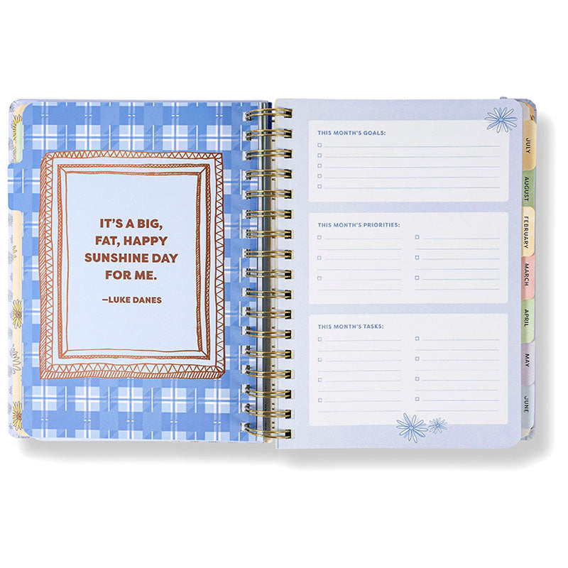 2026 Gilmore Girls 13-Month Weekly Planner inside page 2