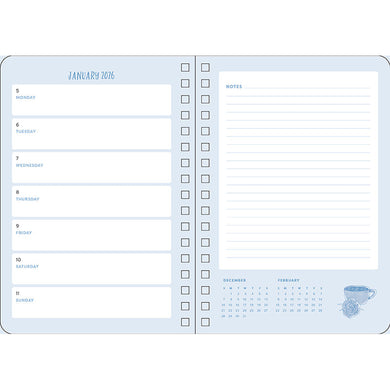 2026 Gilmore Girls 13-Month Weekly Planner inside page 4