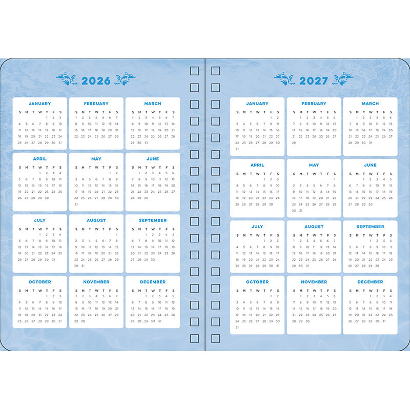 2026 Shark Week 13-Month Weekly Planner inside page 3