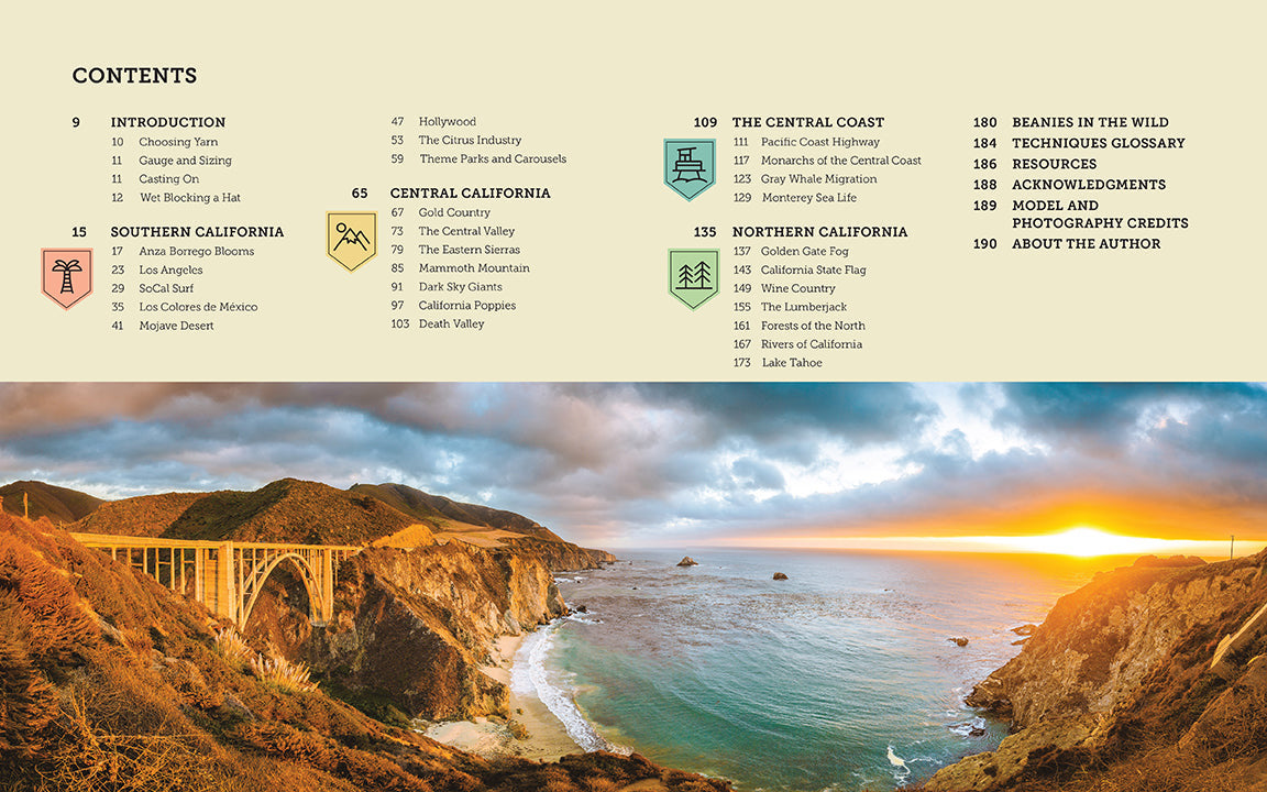 Knitting California inside page 1