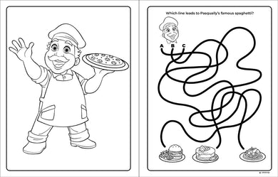 Chuck E. Cheese & Friends Coloring & Activity Book inside page 4