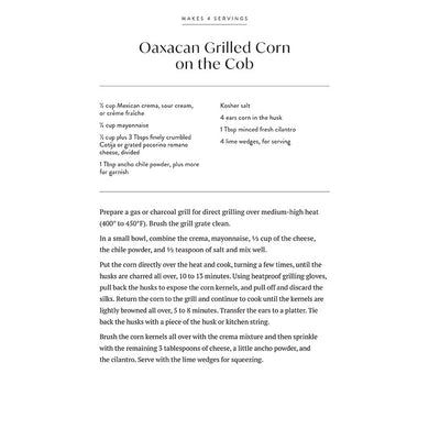 Williams Sonoma Grilling Recipe Deck inside page 2