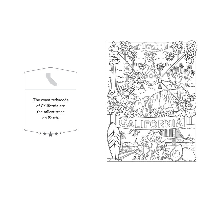 America the Beautiful Coloring Book inside page 3