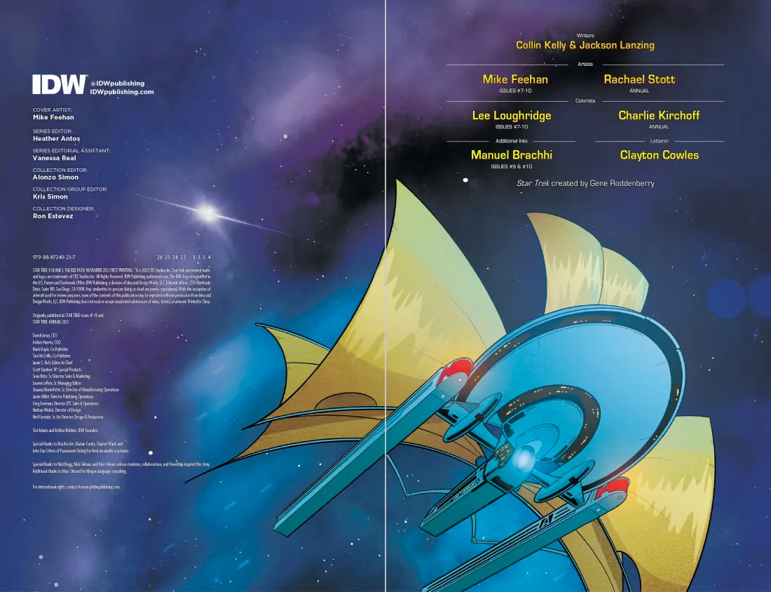 Star Trek, Vol. 2: The Red Path US - Hardback