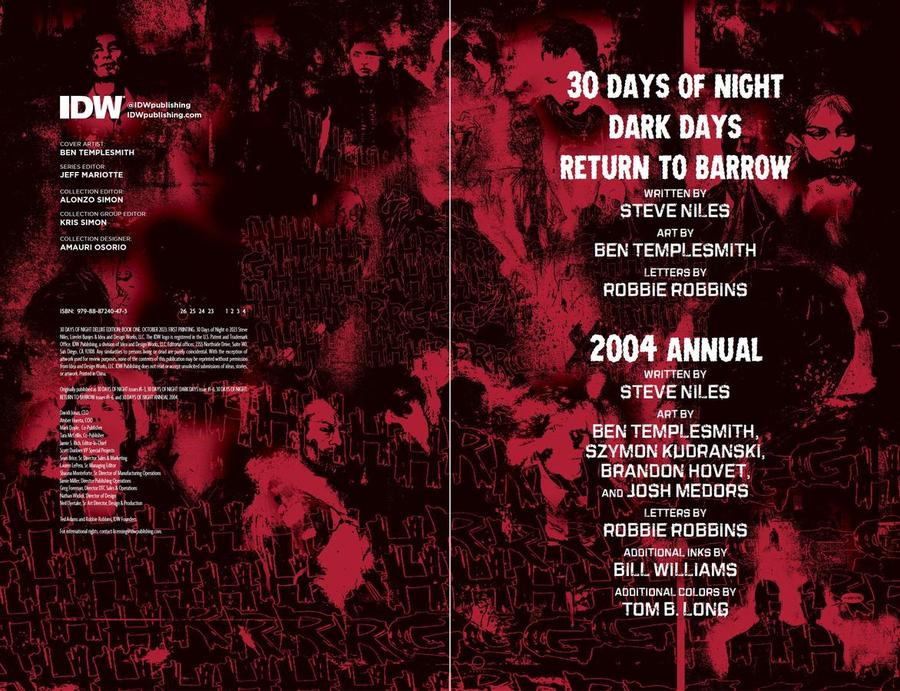30 Days of Night Deluxe Edition: Book One US - Hardback