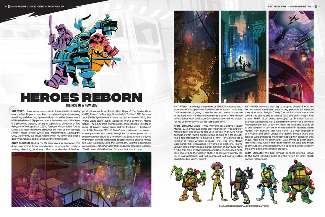 The Art of Rise of The Teenage Mutant Ninja Turtles US - Hardback